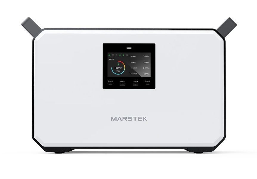 Портативная зарядная станция MARSTEK MERCURY M2200 Portable Power Station (2400 Вт, 2.24 кВт&middot;ч, Однофазная) 1540330 фото