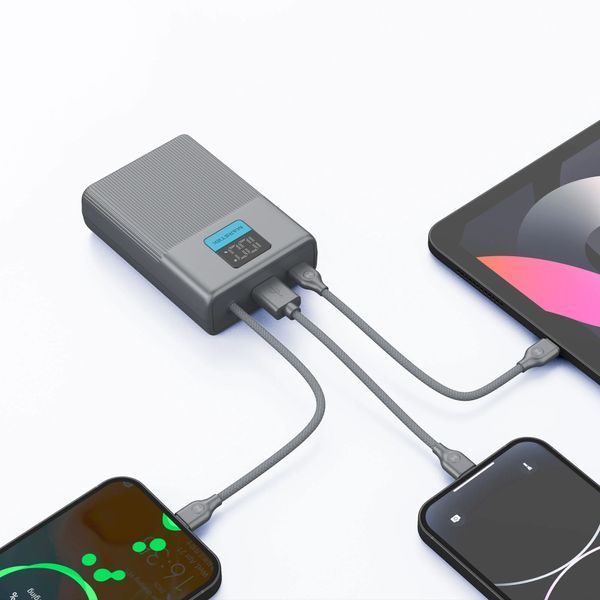 Повербанк MARSTEK Textured Power Bank P265L (22.5 Вт, 10000 мАч) 1540338 фото