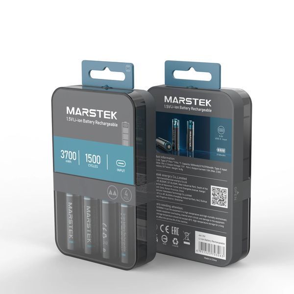 Акумулятор MARSTEK USB-C Li-ion 5070C AA Battery (3700 мВт&sdot;год) 1540342 фото